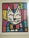 Cat X By Romero Britto