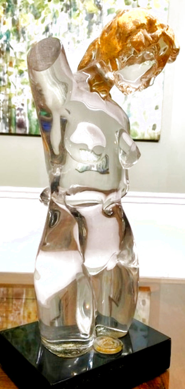 Untitled Female Nude Glass Sculpture In By Loredano Rosin