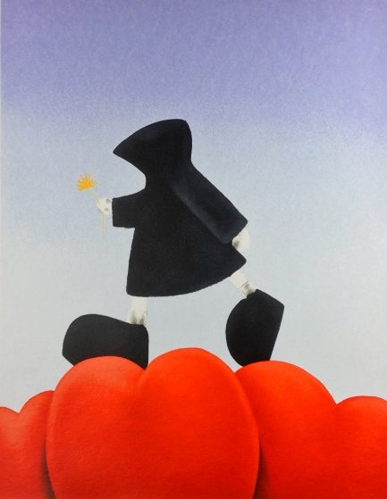 Walking On Love Silkscreen X By Mackenzie Thorpe For Sale On Art