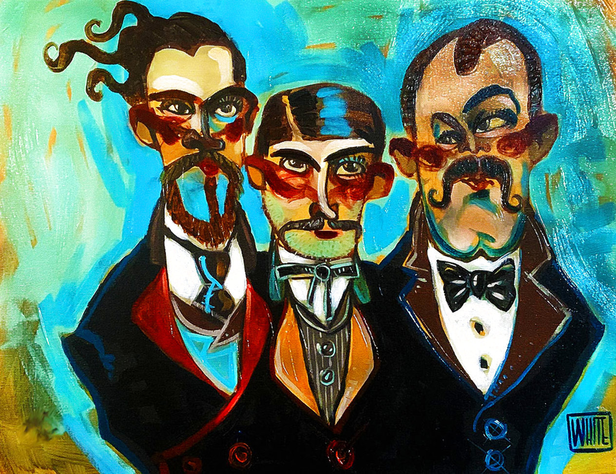 Unscrupulous 2014 Embellished Giclee On Canvas By Todd White For