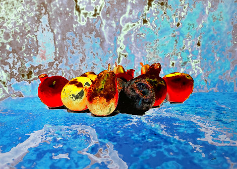 Tuti Fruti Sur La Glace: From the Juicy Fruit Series 2012 37x50 - Huge Original Painting - Anthony Abbate