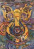 King David 2002 - Framed Lithograph w/ Gold Foil Limited Edition Print by Raphael Abecassis - 0
