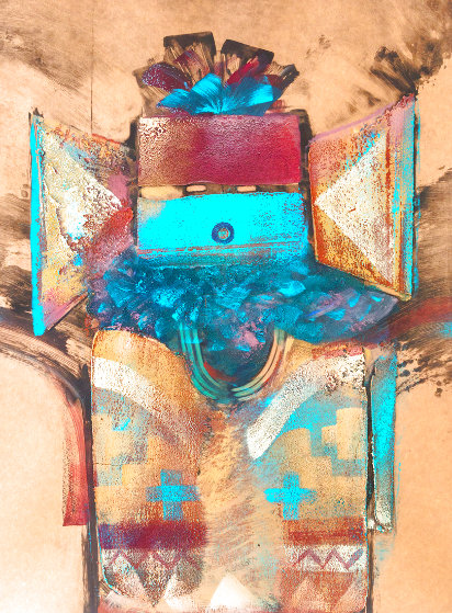 Tony Abeyta, Untitled Monoprint, Unique, 1990 by Tony Abeyta