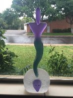 Spirit Figure Glass Sculpture 2002 Unique Sculpture by Mark Abildgaard - 2 Spirit Figure Glass Sculpture 2002 Unique Sculpture by Mark Abildgaard - 2