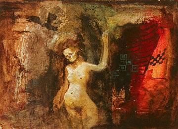Untitled Painting 1999 8x10 Original Painting - Gor Abrahamyan Untitled Painting 1999 8x10 Original Painting - Gor Abrahamyan