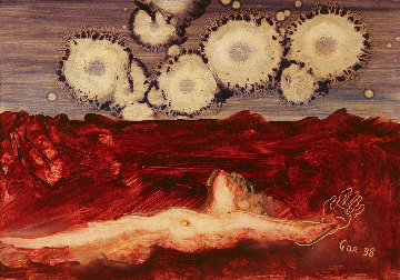 Untitled Painting 1998 8x10 Original Painting - Gor Abrahamyan Untitled Painting 1998 8x10 Original Painting - Gor Abrahamyan