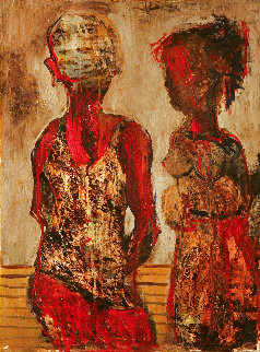 Untitled Painting 2003 16x12 Original Painting - Gor Abrahamyan Untitled Painting 2003 16x12 Original Painting - Gor Abrahamyan