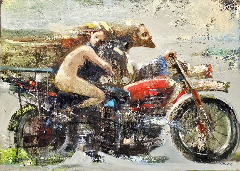 Ride 2023 24x32 Original Painting - Gor Abrahamyan