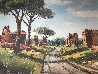Catacombs,  Rome 21x28 Italy Original Painting by Ben Abril - 6