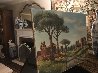 Catacombs,  Rome 21x28 Italy Original Painting by Ben Abril - 12