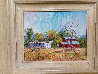 Old Tom MIX Barn Used By Fox Studios 1923 16x18 Original Painting by Ben Abril - 1