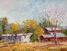 Old Tom MIX Barn Used By Fox Studios 1923 16x18 Original Painting by Ben Abril - 2