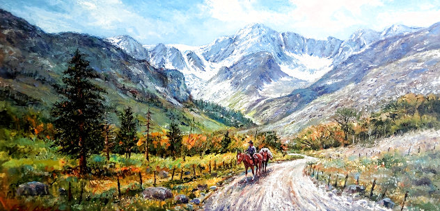Road to McGee Creek 34x57 Huge (California) Original Painting by Ben Abril