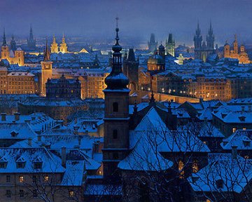 Evening in Prague 2000 Limited Edition Print - Alexei Butirskiy Evening in Prague 2000 Limited Edition Print - Alexei Butirskiy