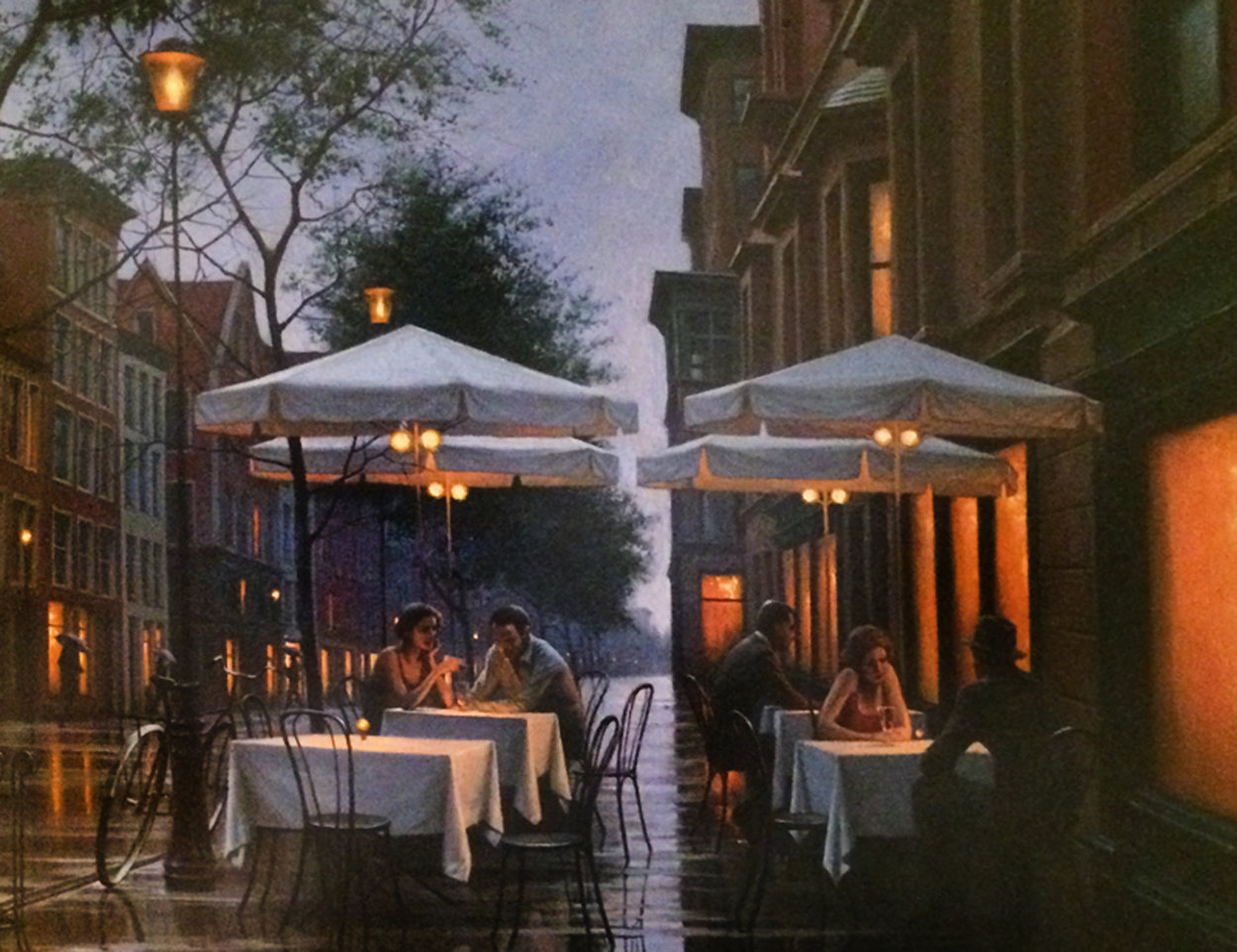 Enchanted Evening 30x33 Original Painting by Alexei Butirskiy Enchanted Evening 30x33 Original Painting by Alexei Butirskiy