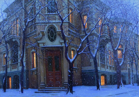 Of Days Gone By 1998 - Embellished on Canvas  - Russia Limited Edition Print - Alexei Butirskiy