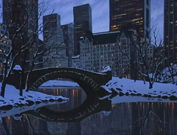 Central Park 2012 20x24 Original Painting - Alexei Butirskiy Central Park 2012 20x24 Original Painting - Alexei Butirskiy