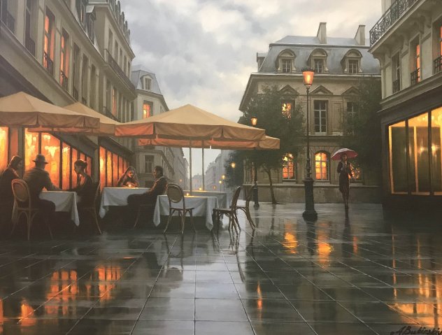 A Rainy Day Embellished Limited Edition Print by Alexei Butirskiy
