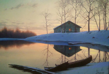 Peaceful Sunset 2004 Embellished Limited Edition Print - Alexei  Butirskiy