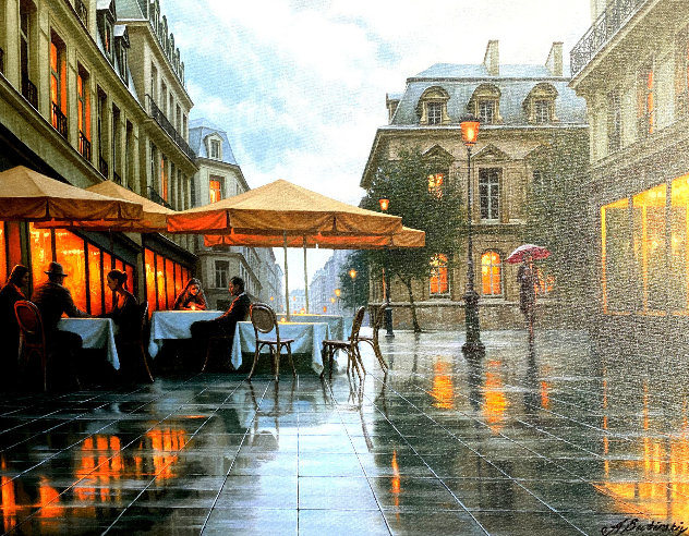 Rainy Day Embellished Limited Edition Print by Alexei Butirskiy