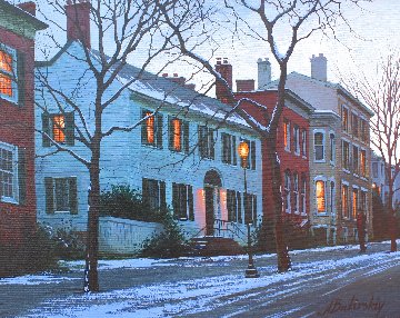A Night in Georgetown 2010 16x20 Original Painting - Alexei Butirskiy A Night in Georgetown 2010 16x20 Original Painting - Alexei Butirskiy