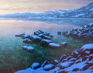 Tranquility - Lake Tahoe 2008 33x39 Super Huge Original Painting - Alexei Butirskiy Tranquility - Lake Tahoe 2008 33x39 Super Huge Original Painting - Alexei Butirskiy