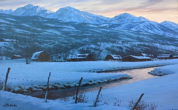 Winter Fantasy 2009 30x42 Sierra Mountains Super Huge Original Painting - Alexei Butirskiy Winter Fantasy 2009 30x42 Sierra Mountains Super Huge Original Painting - Alexei Butirskiy