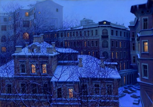 Evening Lights - Huge Limited Edition Print by Alexei Butirskiy