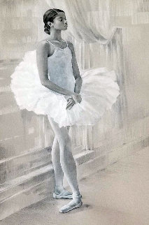 Waiting For Inspiration Watercolor 40x32 Huge Watercolor - Demetrij Achkasov Waiting For Inspiration Watercolor 40x32 Huge Watercolor - Demetrij Achkasov