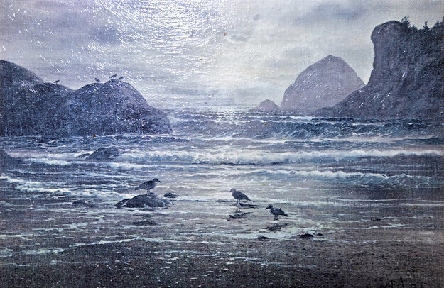 レア！Staring At The Sea • The Images 日本盤LD Hiroshi Yoshida 吉田博: Glittering Sea 光る海 (Sold) – Egenolf