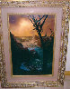 Sunset At Pinnacle Rock 1988 36x24 Original Painting by Loren D Adams - 2
