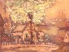 Fisherman's Cottage 1960 42x51 Huge Original Painting by Camillo Adriani - 2