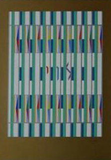Levi from 12 Tribe Series Limited Edition Print - Yaacov Agam Levi from 12 Tribe Series Limited Edition Print - Yaacov Agam