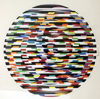 Circle of Peace 1980 Limited Edition Print - Yaacov Agam Circle of Peace 1980 Limited Edition Print - Yaacov Agam