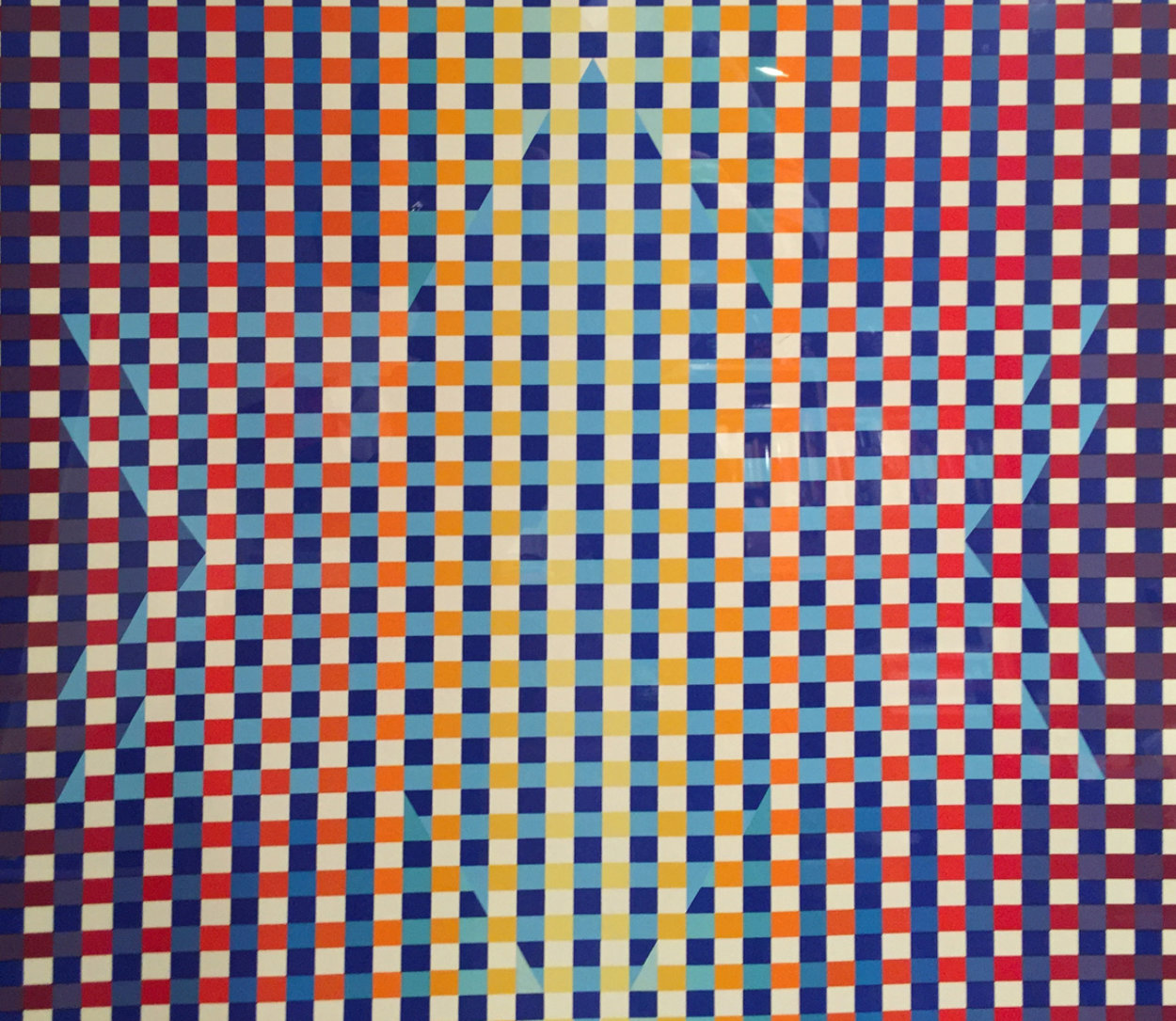 Star of David Limited Edition Print by Yaacov Agam Star of David Limited Edition Print by Yaacov Agam