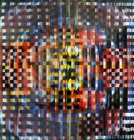Sun And Moon Agamograph Sculpture by Yaacov Agam - 0 Sun And Moon Agamograph Sculpture by Yaacov Agam - 0