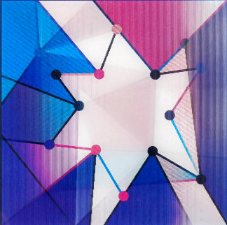 Intimate Star HC 1990 Agamograph Limited Edition Print - Yaacov Agam Intimate Star HC 1990 Agamograph Limited Edition Print - Yaacov Agam