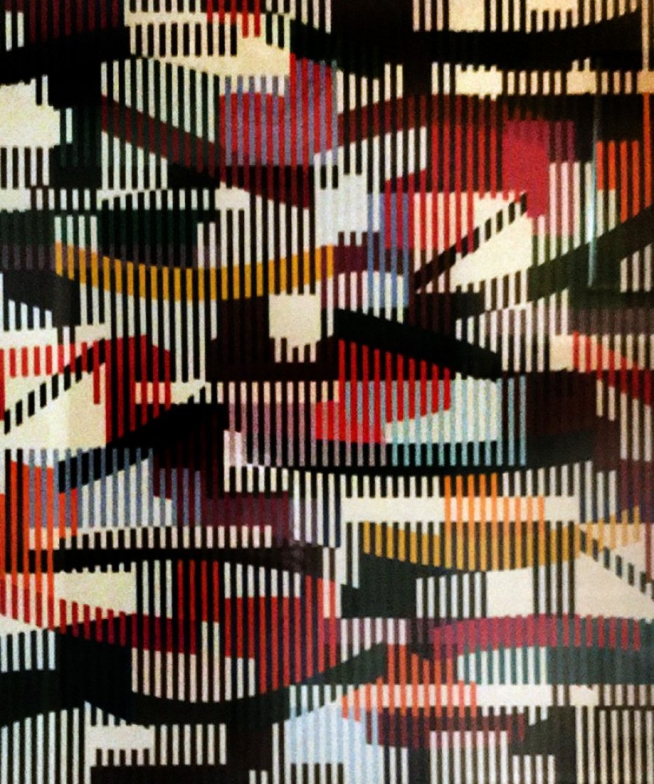 Untitled Monotype Unique 1990 40x34 Limited Edition Print by Yaacov Agam Untitled Monotype Unique 1990 40x34 Limited Edition Print by Yaacov Agam