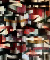 Untitled Monotype Unique 1990 40x34 Limited Edition Print by Yaacov Agam - 2 Untitled Monotype Unique 1990 40x34 Limited Edition Print by Yaacov Agam - 2