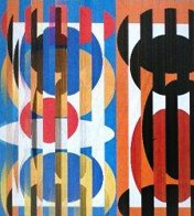 Tango Tapestry by Yaacov Agam - 0 Tango Tapestry by Yaacov Agam - 0