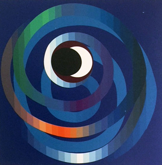 Sun And Moon Intimacy 2007 Limited Edition Print by Yaacov Agam