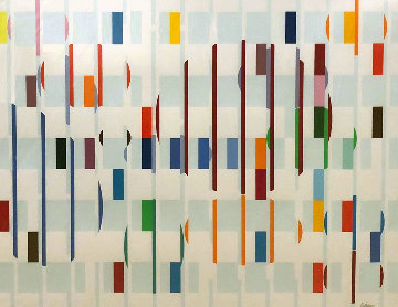 Birds Eye View 1978 Limited Edition Print - Yaacov Agam Birds Eye View 1978 Limited Edition Print - Yaacov Agam