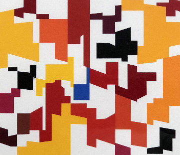 Woman Limited Edition Print - Yaacov Agam Woman Limited Edition Print - Yaacov Agam