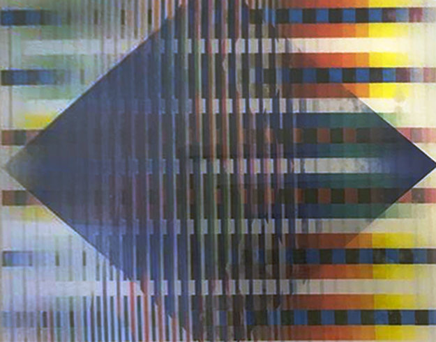 Abstract AP 2012 Agamograph Sculpture by Yaacov Agam Abstract AP 2012 Agamograph Sculpture by Yaacov Agam