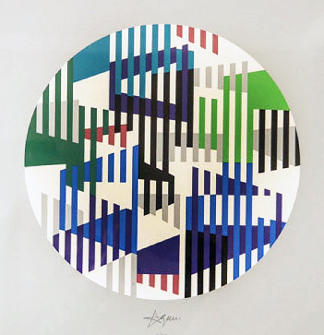Jazz Series 1993 Limited Edition Print by Yaacov Agam Jazz Series 1993 Limited Edition Print by Yaacov Agam