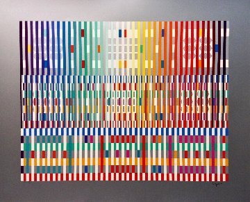 Blessing Light Limited Edition Print - Yaacov Agam Blessing Light Limited Edition Print - Yaacov Agam