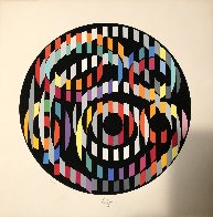 Message of Peace 1980 Limited Edition Print by Yaacov Agam - 1 Message of Peace 1980 Limited Edition Print by Yaacov Agam - 1