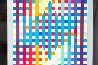 Op Art Lithograph Magen David Star 1980 Limited Edition Print by Yaacov Agam - 3