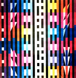 Rapport 2005 Agamograph w Lens Limited Edition Print - Yaacov Agam Rapport 2005 Agamograph w Lens Limited Edition Print - Yaacov Agam