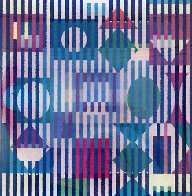Four Seasons A/B/D Agamograph 2005 Limited Edition Print by Yaacov Agam - 0 Four Seasons A/B/D Agamograph 2005 Limited Edition Print by Yaacov Agam - 0